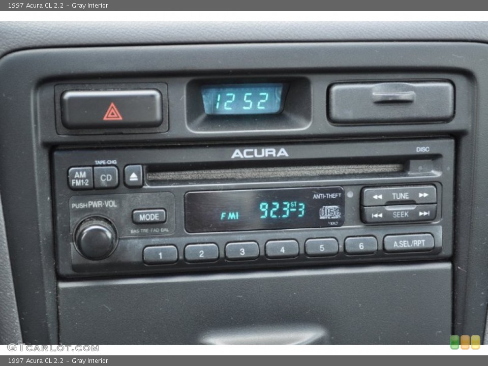 Gray Interior Audio System for the 1997 Acura CL 2.2 #53162720