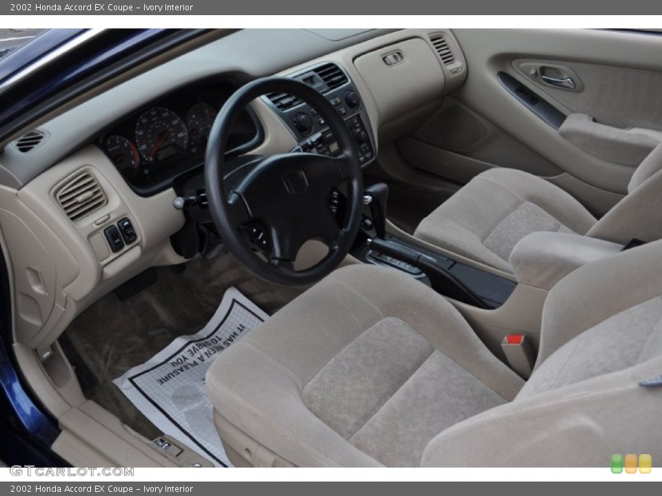 Ivory Interior Photo for the 2002 Honda Accord EX Coupe #53162843