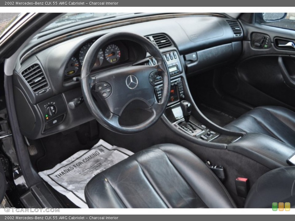 Charcoal Interior Photo for the 2002 Mercedes-Benz CLK 55 AMG Cabriolet #53163254
