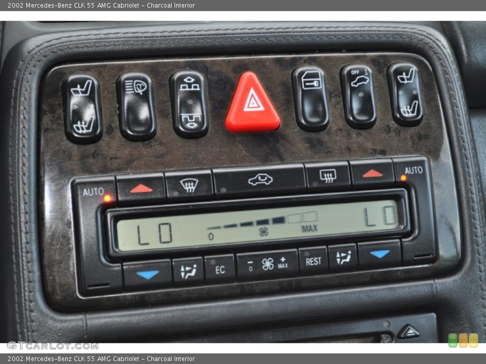 Charcoal Interior Controls for the 2002 Mercedes-Benz CLK 55 AMG Cabriolet #53163311