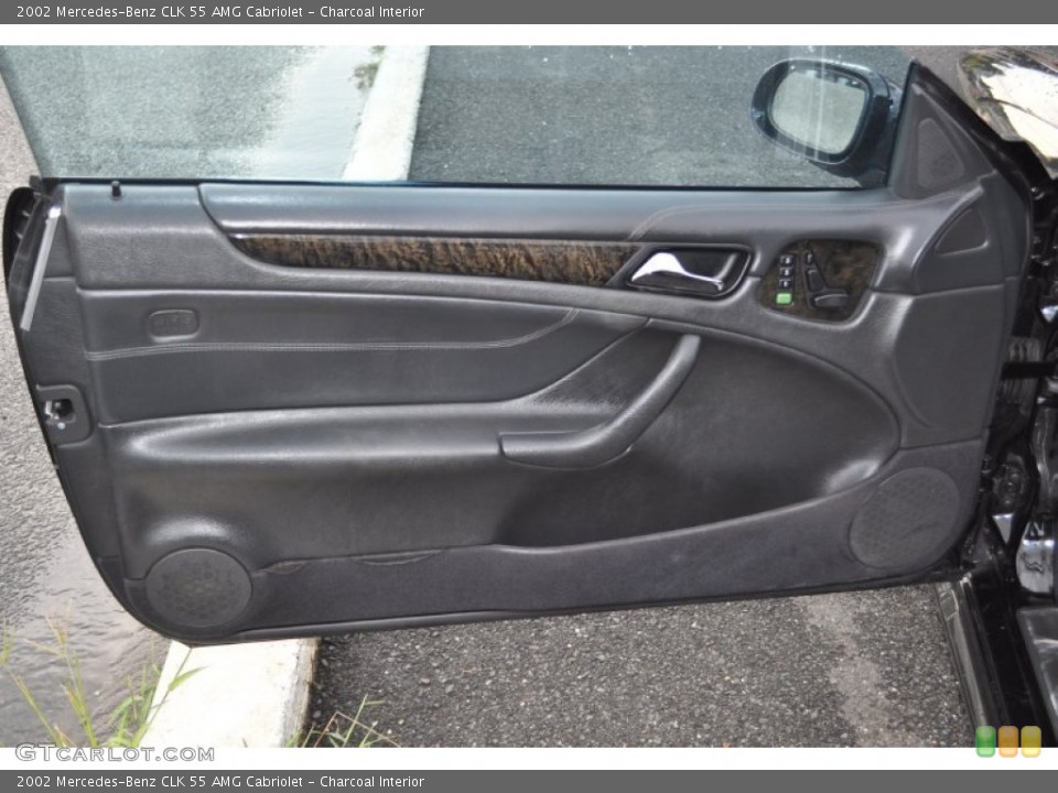 Charcoal Interior Door Panel for the 2002 Mercedes-Benz CLK 55 AMG Cabriolet #53163362