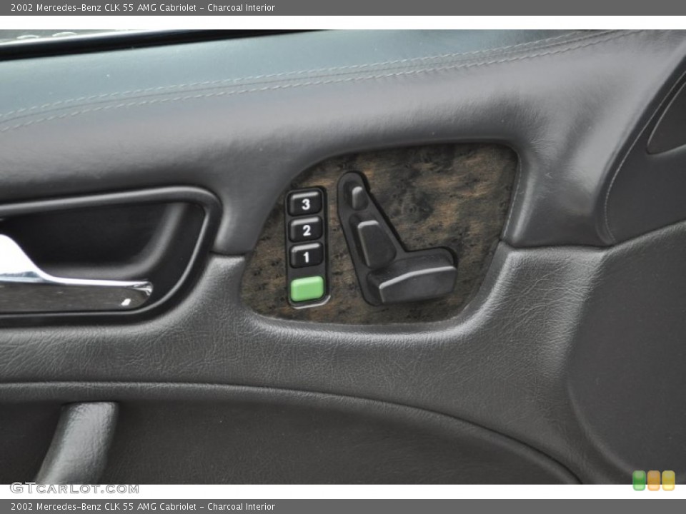 Charcoal Interior Controls for the 2002 Mercedes-Benz CLK 55 AMG Cabriolet #53163368