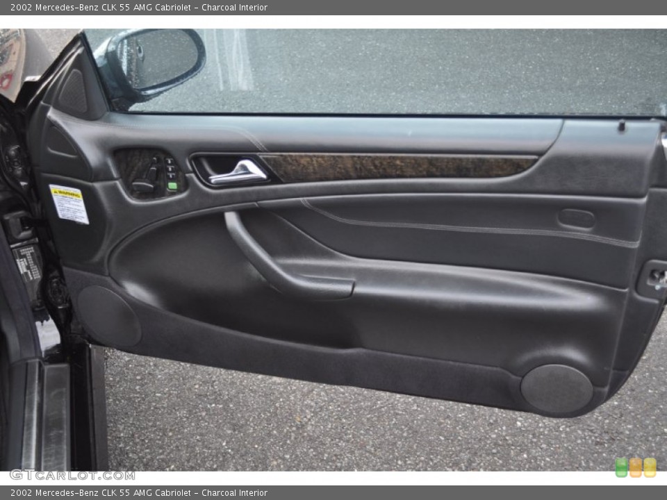 Charcoal Interior Door Panel for the 2002 Mercedes-Benz CLK 55 AMG Cabriolet #53163386