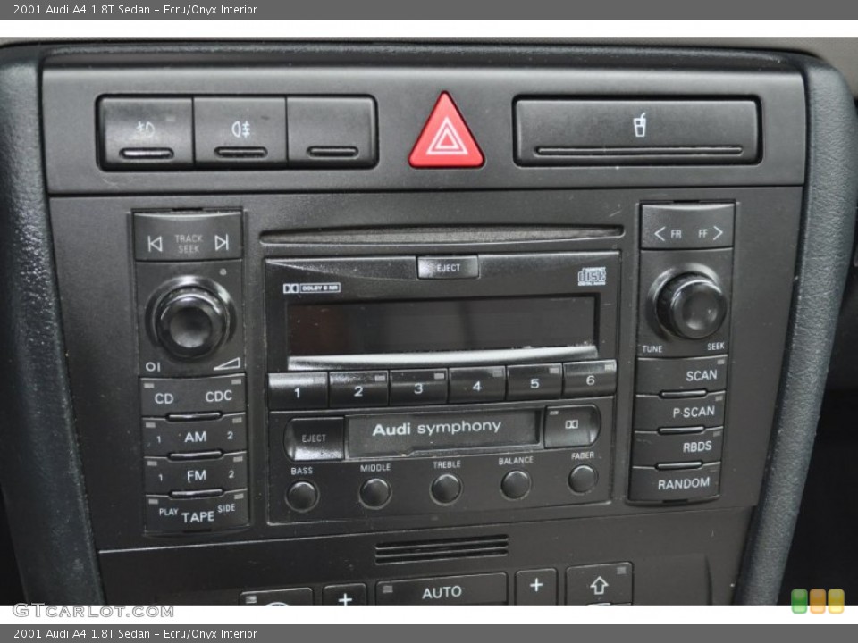 Ecru/Onyx Interior Audio System for the 2001 Audi A4 1.8T Sedan #53163665