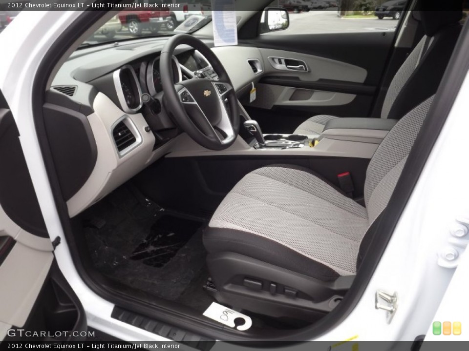Light Titanium/Jet Black Interior Photo for the 2012 Chevrolet Equinox LT #53164274