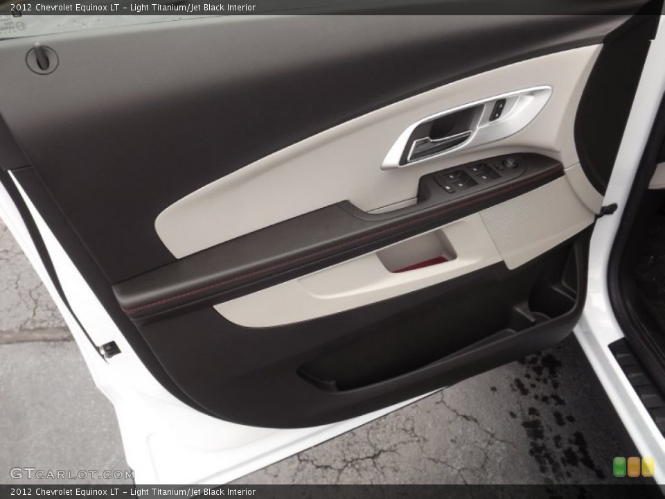 Light Titanium/Jet Black Interior Door Panel for the 2012 Chevrolet Equinox LT #53164277