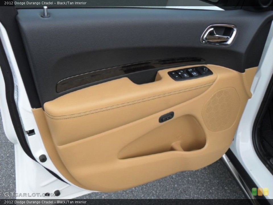 Black/Tan Interior Door Panel for the 2012 Dodge Durango Citadel #53165183