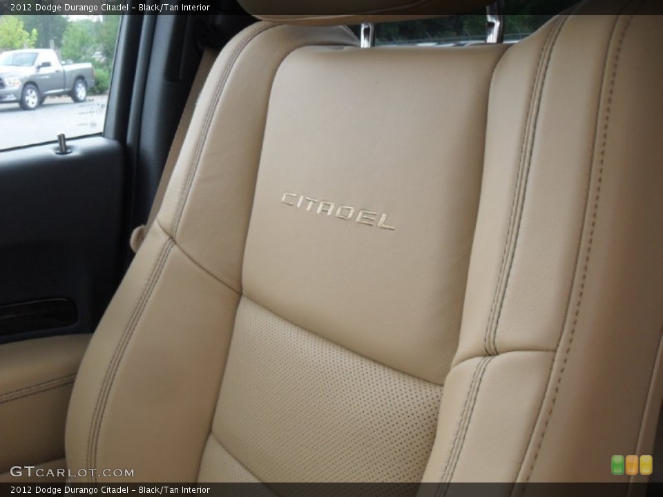 Black/Tan Interior Photo for the 2012 Dodge Durango Citadel #53165204