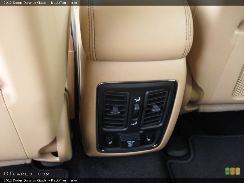 Black/Tan Interior Controls for the 2012 Dodge Durango Citadel #53165210