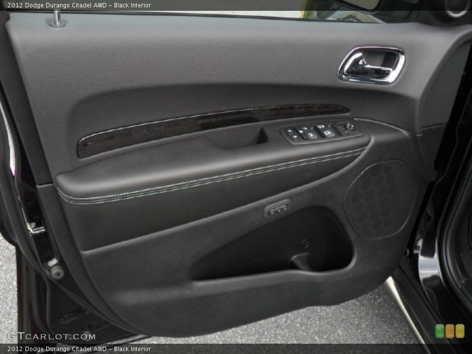 Black Interior Door Panel for the 2012 Dodge Durango Citadel AWD #53165288
