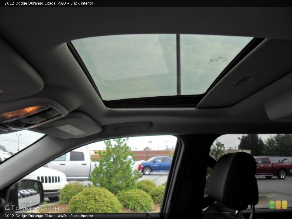 Black Interior Sunroof for the 2012 Dodge Durango Citadel AWD #53165294