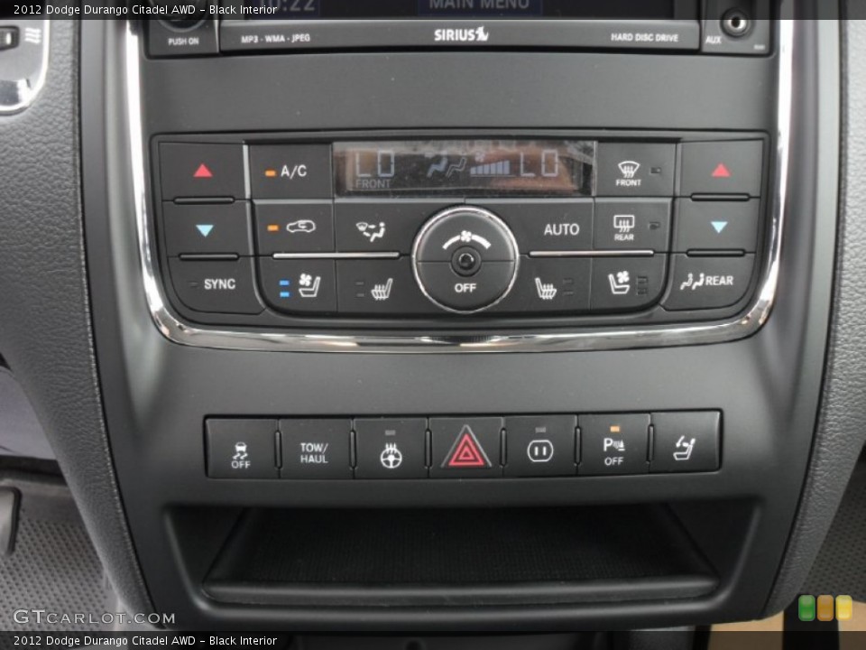 Black Interior Controls for the 2012 Dodge Durango Citadel AWD #53165303
