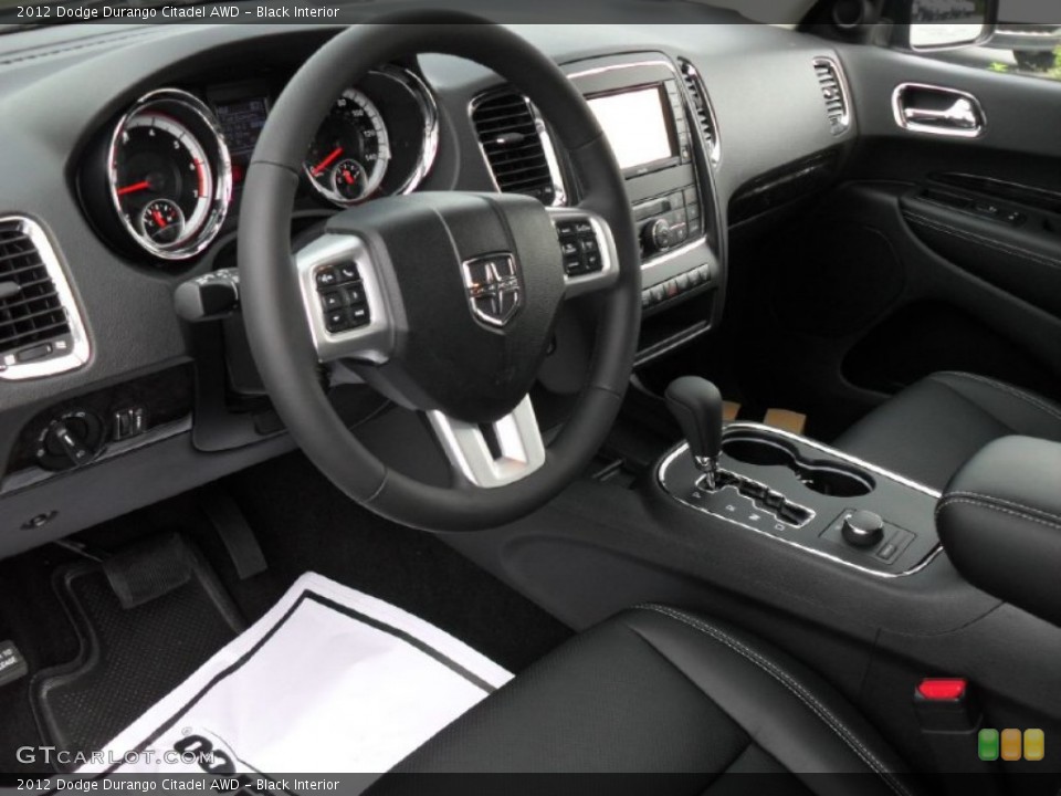 Black Interior Prime Interior for the 2012 Dodge Durango Citadel AWD #53165366