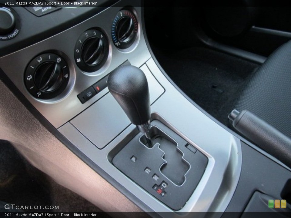 Black Interior Transmission for the 2011 Mazda MAZDA3 i Sport 4 Door #53166021