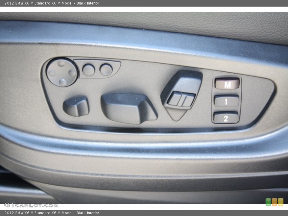 Black Interior Controls for the 2012 BMW X6 M  #53166885