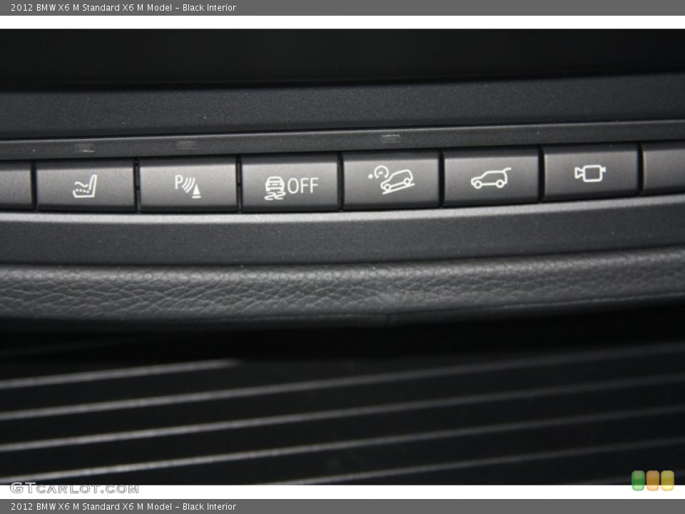 Black Interior Controls for the 2012 BMW X6 M  #53166903