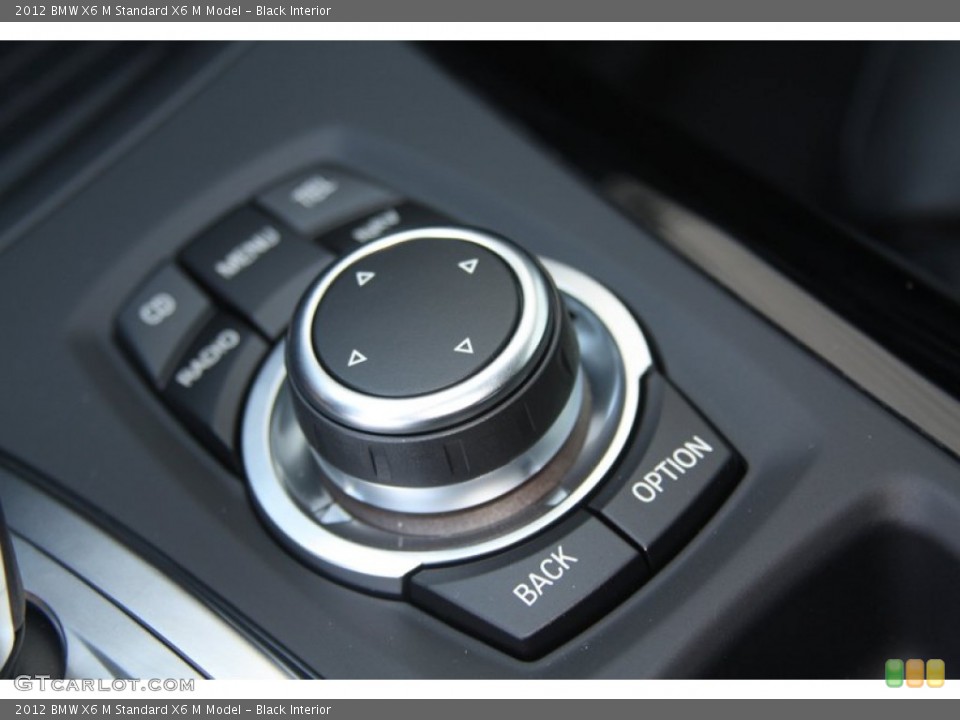 Black Interior Controls for the 2012 BMW X6 M  #53166918