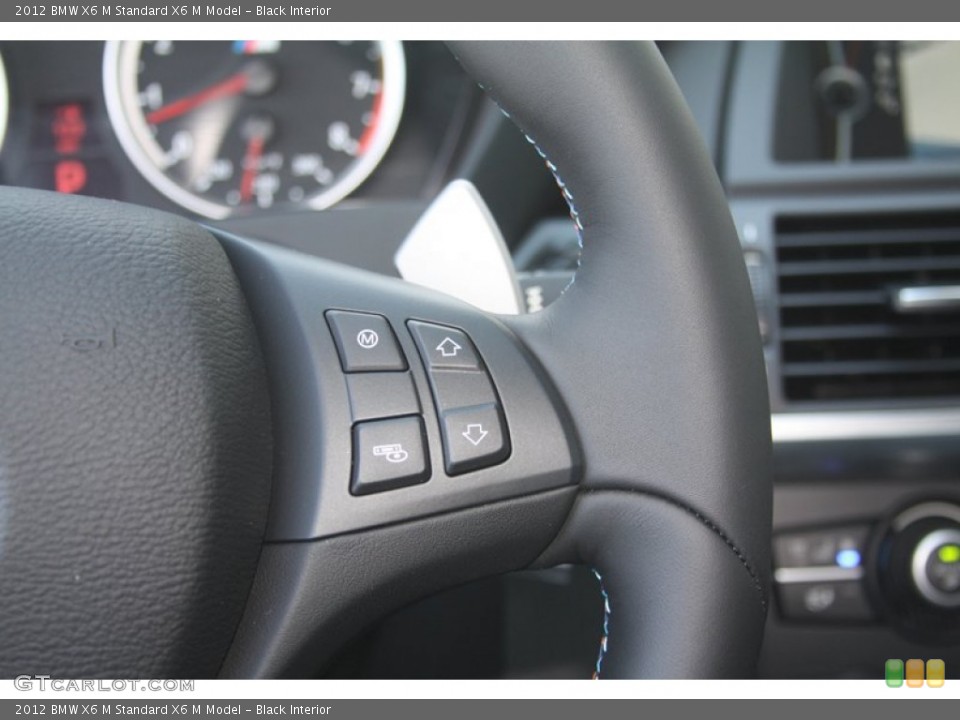 Black Interior Controls for the 2012 BMW X6 M  #53166930