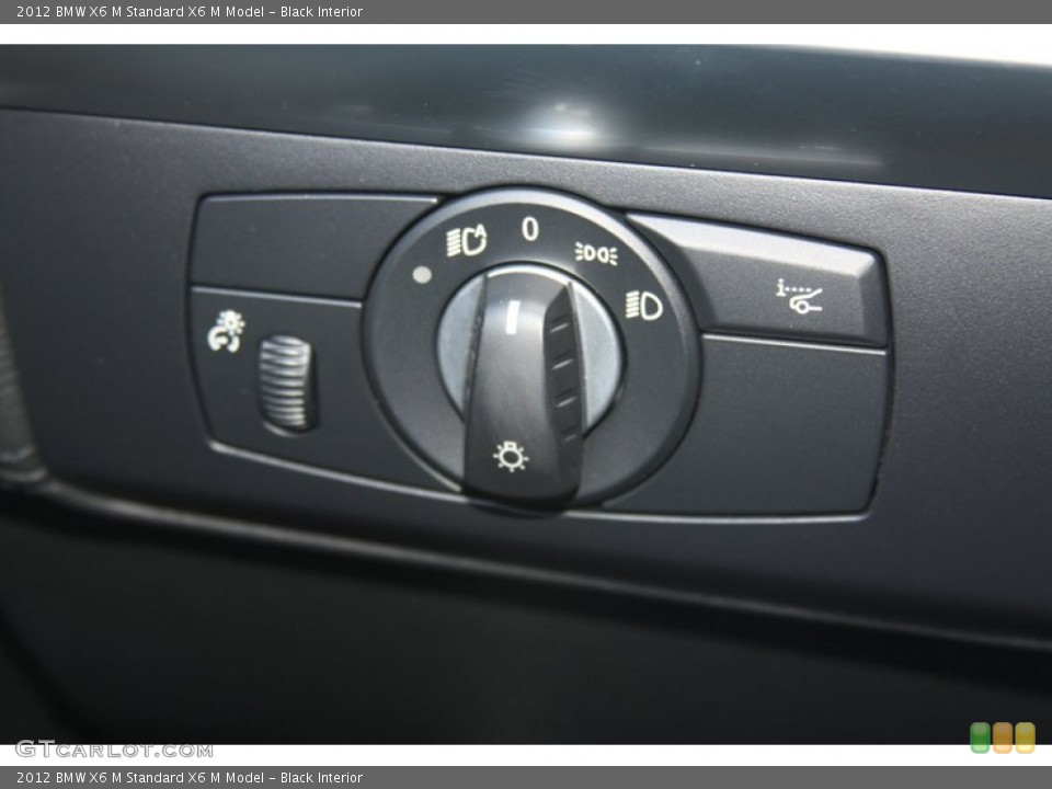 Black Interior Controls for the 2012 BMW X6 M  #53166936