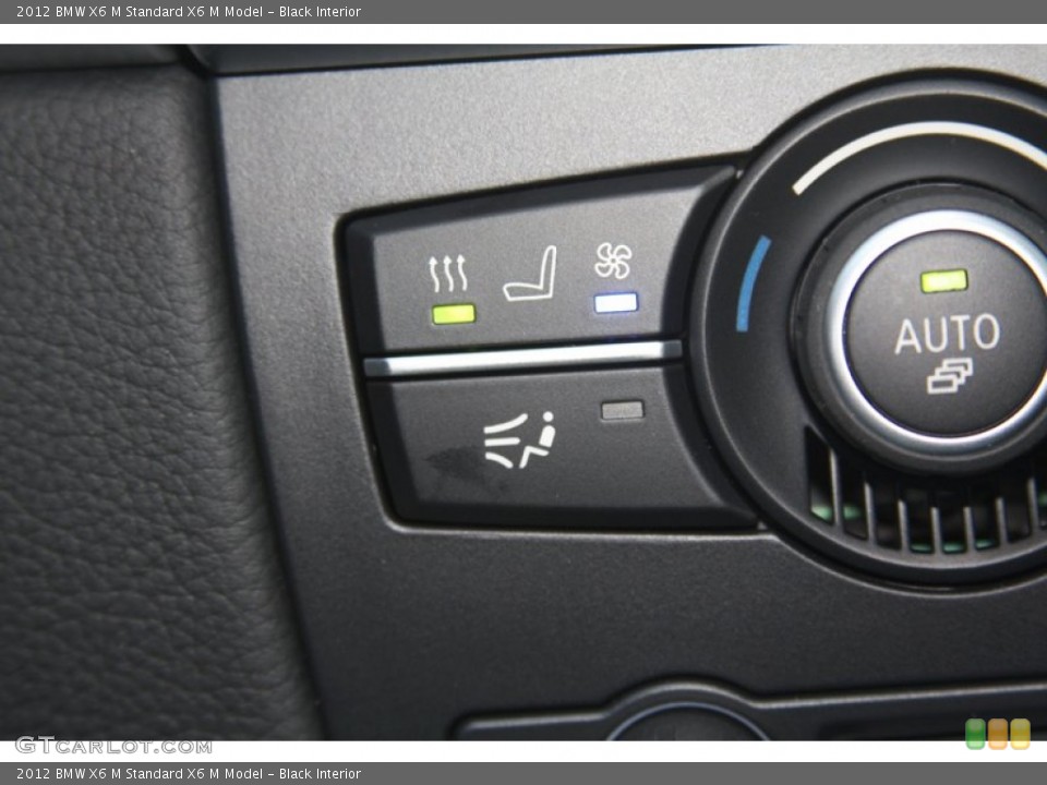 Black Interior Controls for the 2012 BMW X6 M  #53166942