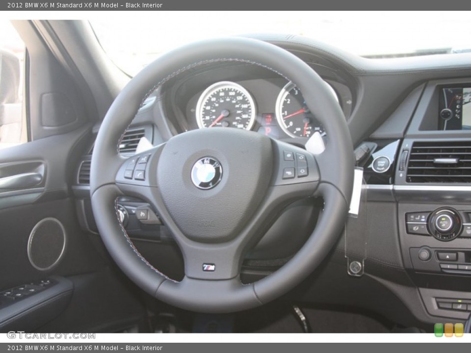 Black Interior Steering Wheel for the 2012 BMW X6 M  #53166957