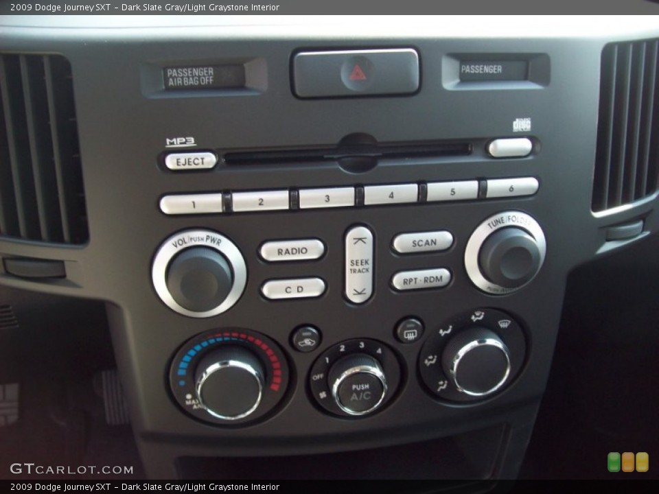 Dark Slate Gray/Light Graystone Interior Audio System for the 2009 Dodge Journey SXT #53170866