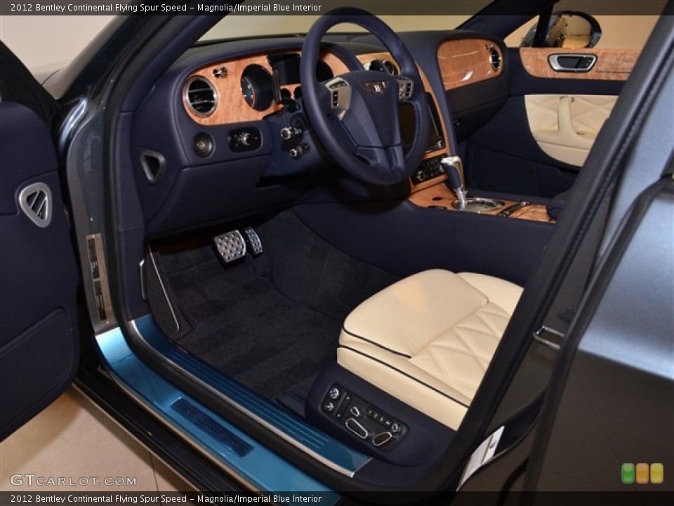 Magnolia/Imperial Blue Interior Photo for the 2012 Bentley Continental Flying Spur Speed #53173138