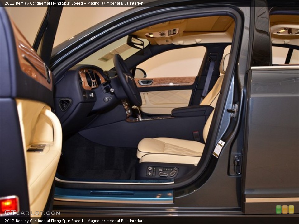 Magnolia/Imperial Blue Interior Photo for the 2012 Bentley Continental Flying Spur Speed #53173168