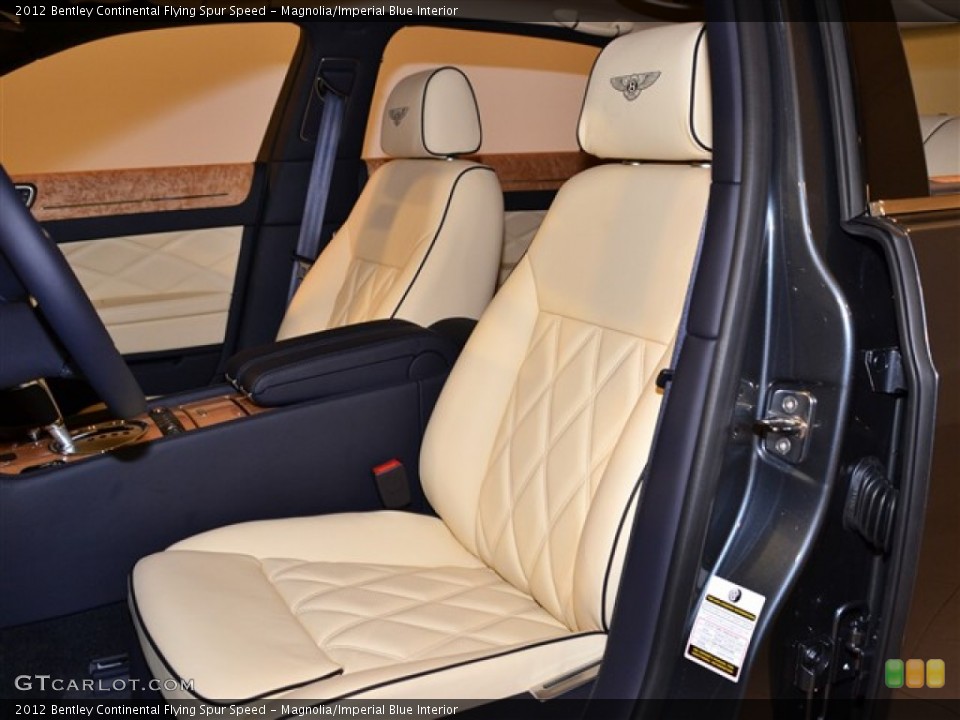Magnolia/Imperial Blue Interior Photo for the 2012 Bentley Continental Flying Spur Speed #53173183