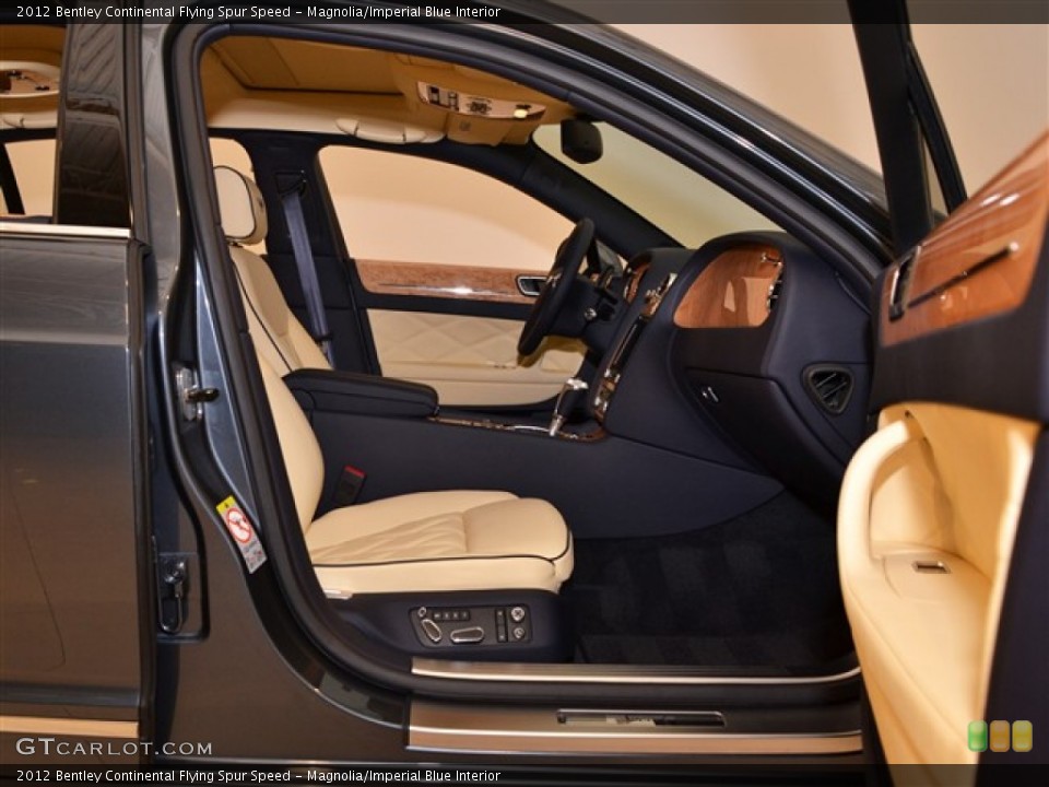 Magnolia/Imperial Blue Interior Photo for the 2012 Bentley Continental Flying Spur Speed #53173216