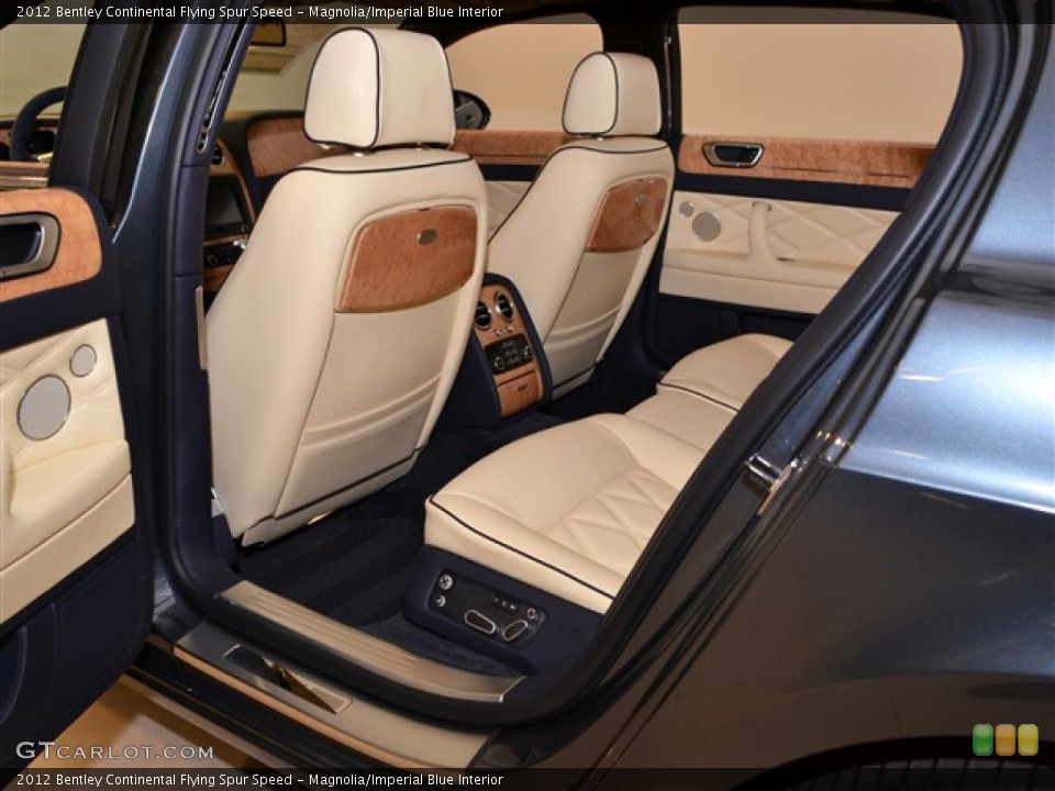 Magnolia/Imperial Blue Interior Photo for the 2012 Bentley Continental Flying Spur Speed #53173249