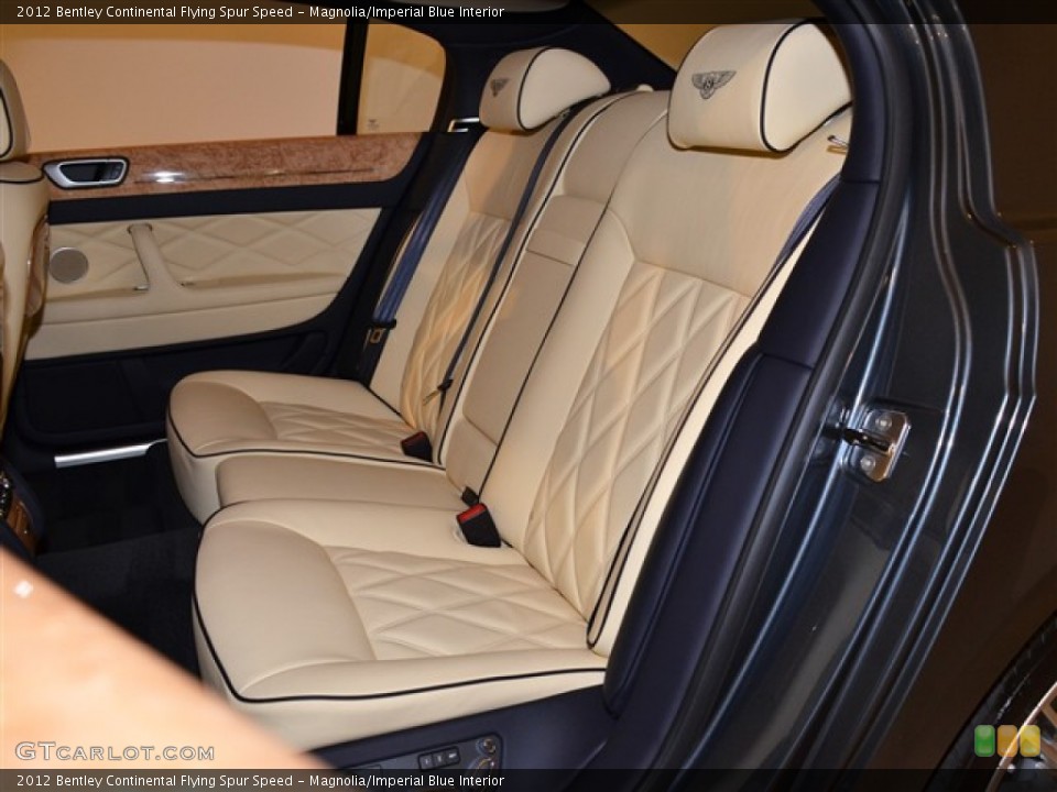 Magnolia/Imperial Blue Interior Photo for the 2012 Bentley Continental Flying Spur Speed #53173264