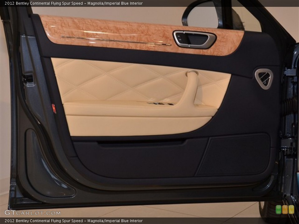 Magnolia/Imperial Blue Interior Door Panel for the 2012 Bentley Continental Flying Spur Speed #53173330