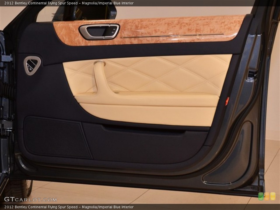 Magnolia/Imperial Blue Interior Door Panel for the 2012 Bentley Continental Flying Spur Speed #53173336