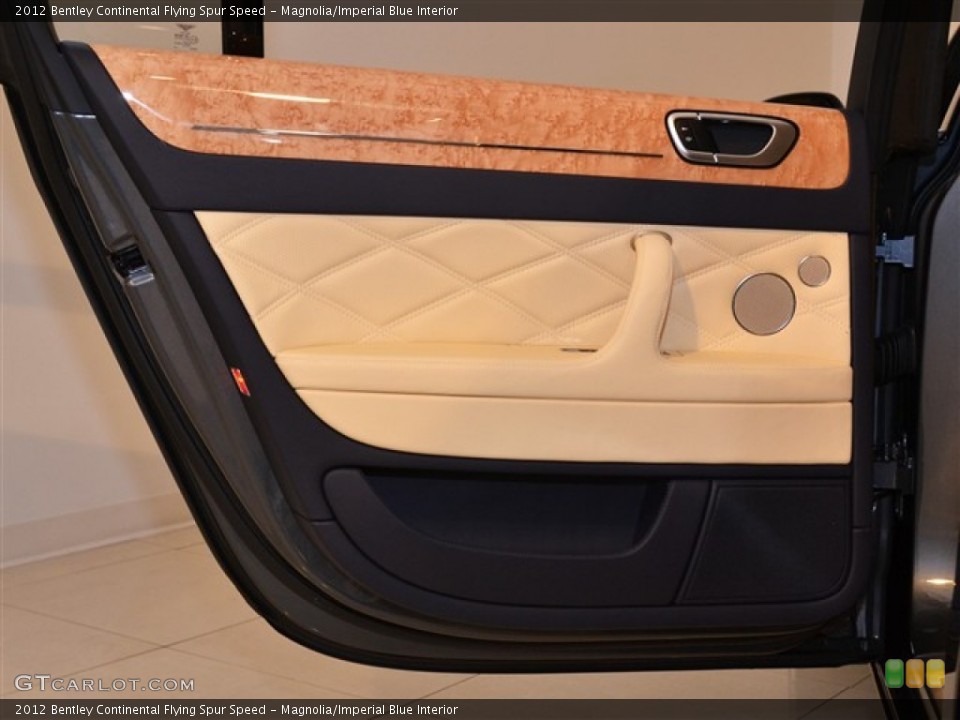 Magnolia/Imperial Blue Interior Door Panel for the 2012 Bentley Continental Flying Spur Speed #53173351