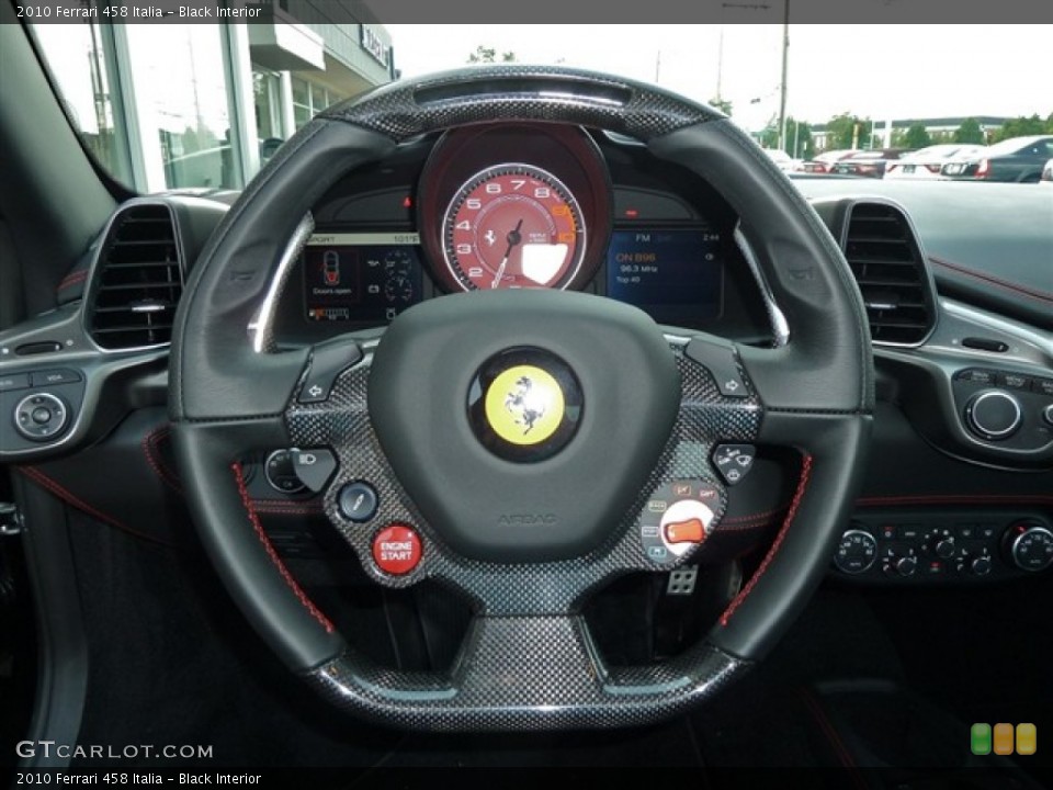 Black Interior Steering Wheel for the 2010 Ferrari 458 Italia #53174083