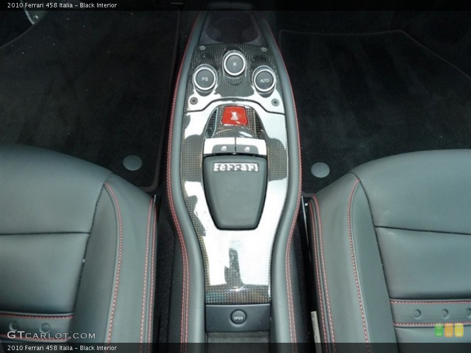 Black Interior Controls for the 2010 Ferrari 458 Italia #53174152