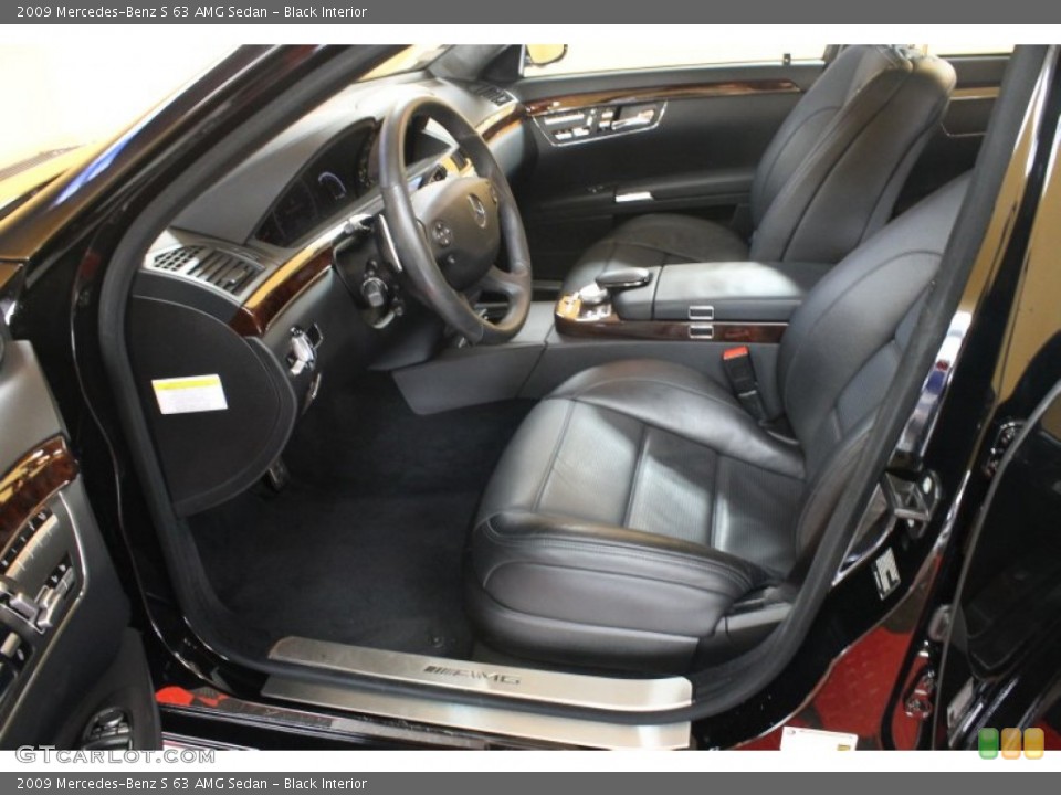 Black Interior Photo for the 2009 Mercedes-Benz S 63 AMG Sedan #53174882