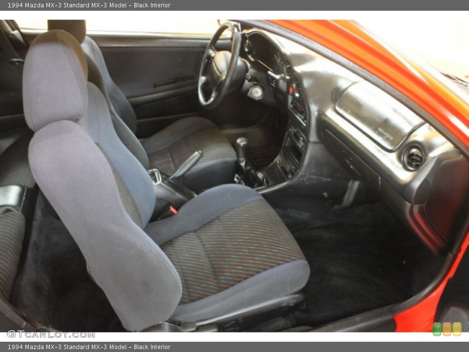 Black 1994 Mazda MX-3 Interiors