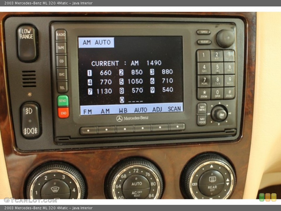 Java Interior Controls for the 2003 Mercedes-Benz ML 320 4Matic #53176391