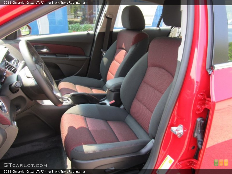 Jet Black/Sport Red Interior Photo for the 2012 Chevrolet Cruze LT/RS #53176853