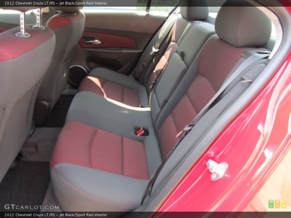 Jet Black/Sport Red Interior Photo for the 2012 Chevrolet Cruze LT/RS #53176868