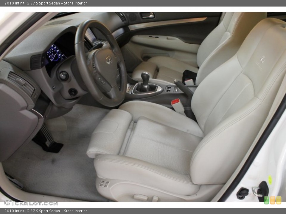 Stone Interior Photo for the 2010 Infiniti G 37 S Sport Sedan #53176961
