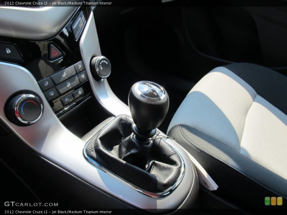 Jet Black/Medium Titanium Interior Transmission for the 2012 Chevrolet Cruze LS #53177135