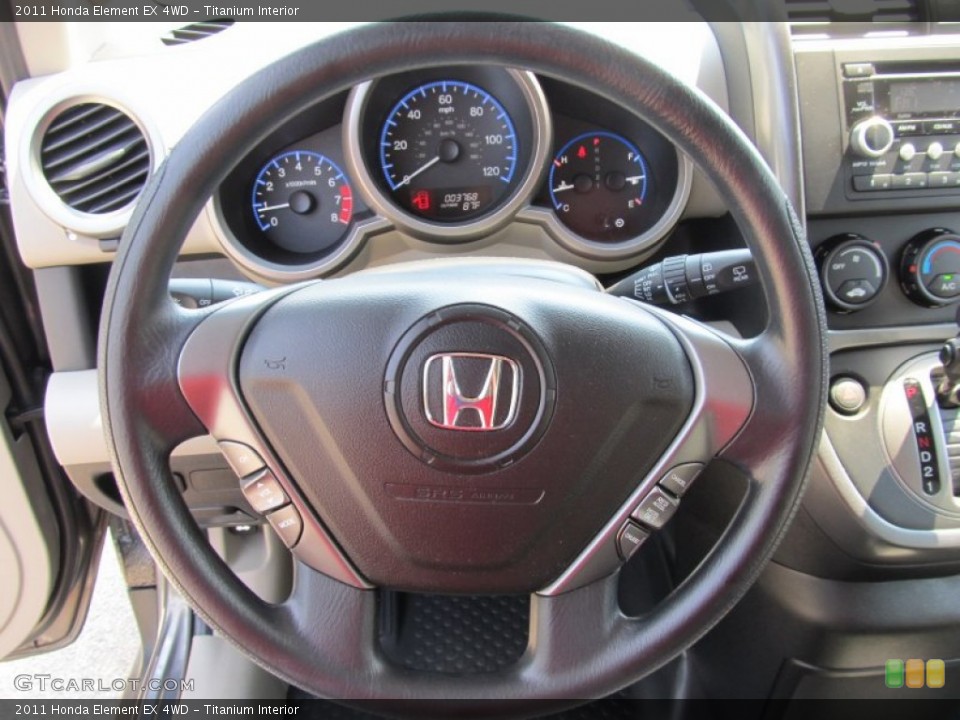 Titanium Interior Steering Wheel for the 2011 Honda Element EX 4WD #53177816