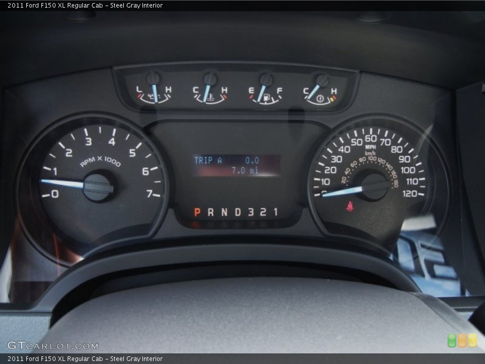 Steel Gray Interior Gauges for the 2011 Ford F150 XL Regular Cab #53178770