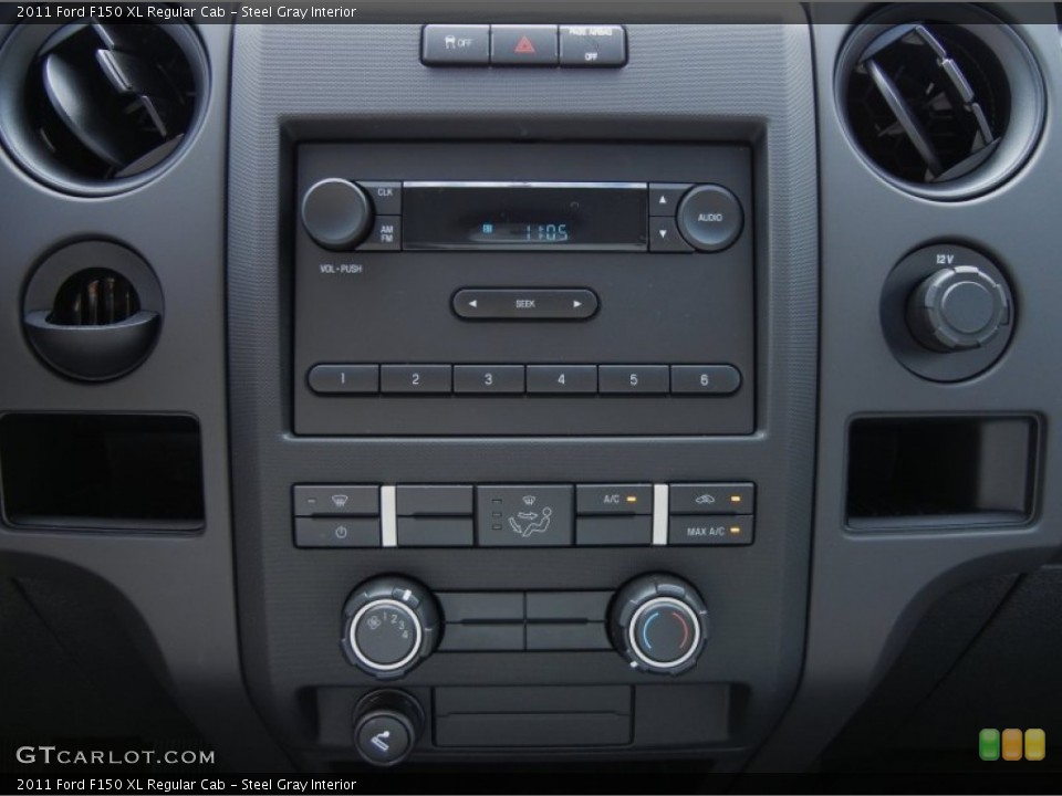 Steel Gray Interior Audio System for the 2011 Ford F150 XL Regular Cab #53178785