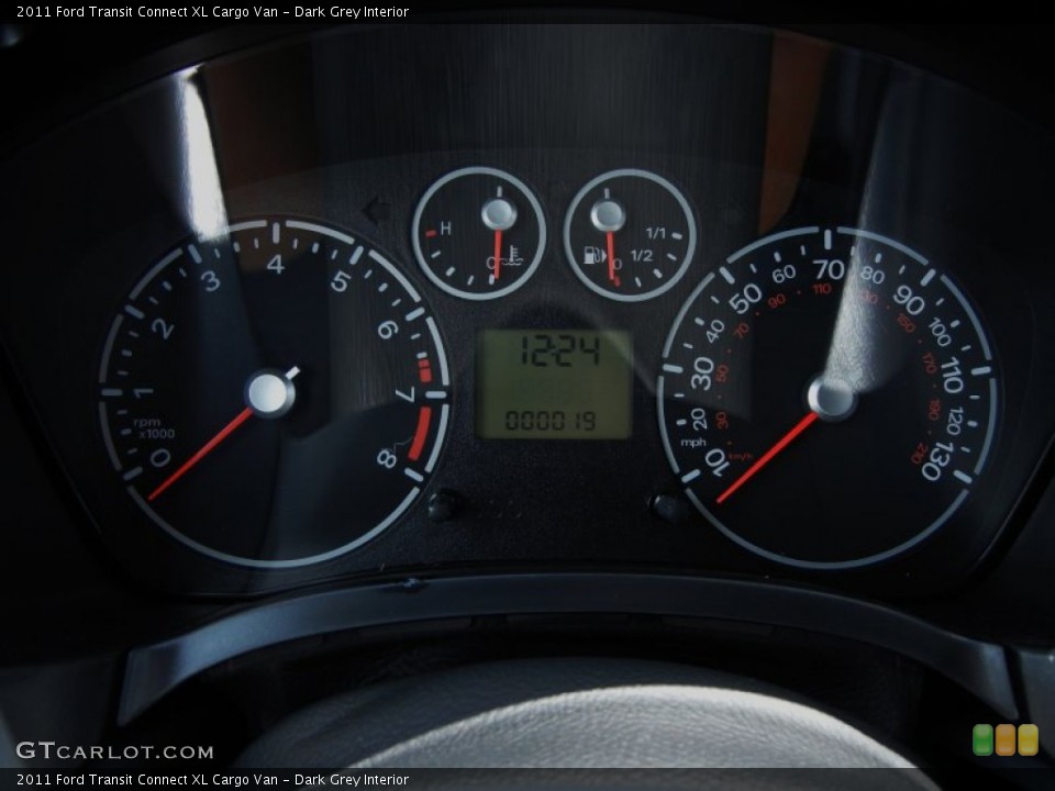 Dark Grey Interior Gauges for the 2011 Ford Transit Connect XL Cargo Van #53179319