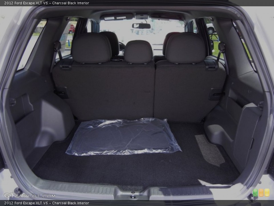 Charcoal Black Interior Trunk for the 2012 Ford Escape XLT V6 #53179512