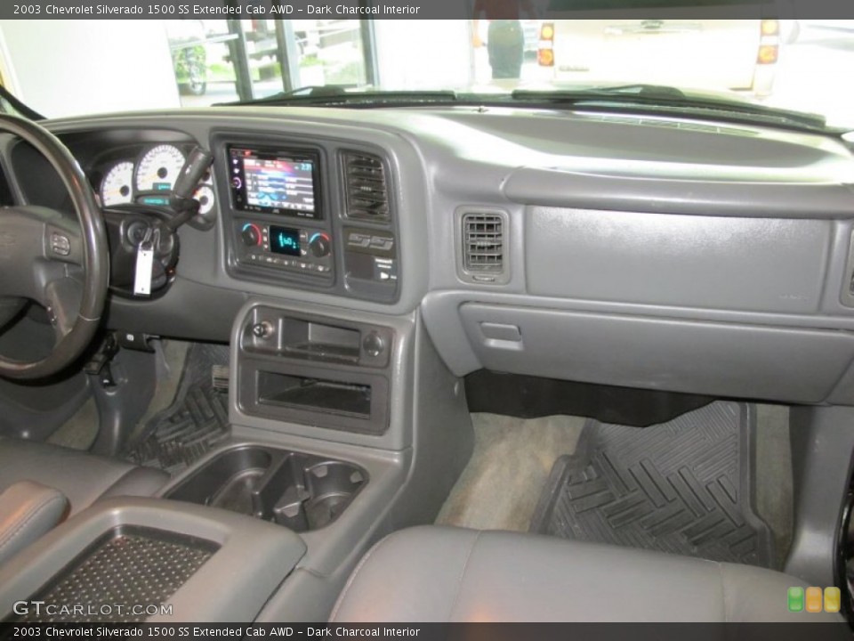 Dark Charcoal Interior Dashboard for the 2003 Chevrolet Silverado 1500 SS Extended Cab AWD #53179979